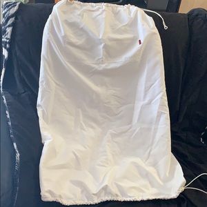 EDM Rave white long skirt rare
